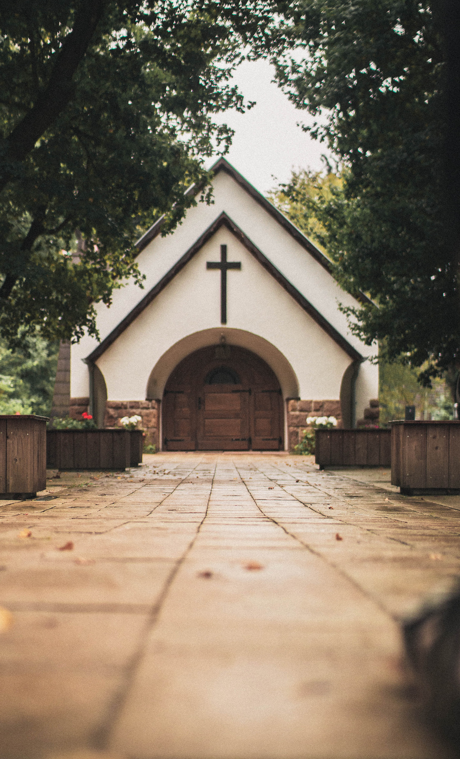 Low Angle Photo of White Church